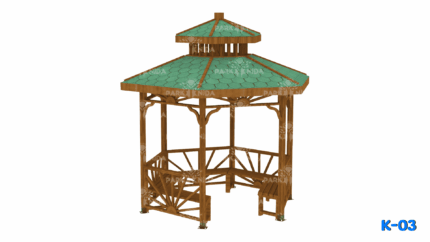 K-03 Altıgen Ahşap Kamelya 300x300 Cm - Image 1 product image