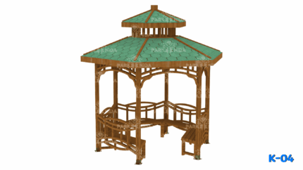 K-04 Altıgen Ahşap Kamelya 300x300 Cm - Image 1 product image