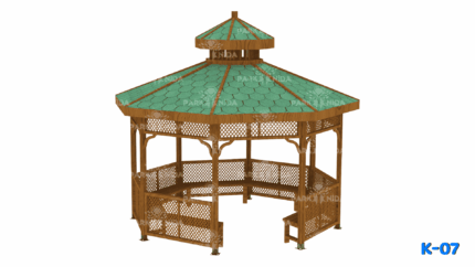 K-07 Sekizgen Ahşap Kamelya 400x400 Cm - Image 1 product image