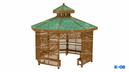 K-08 Sekizgen Ahşap Kamelya 400x400 Cm - Image 1 product image