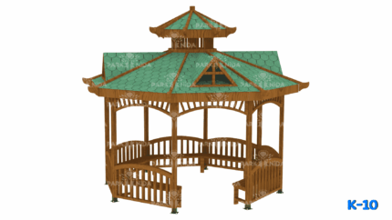K-10 Sekizgen Ahşap Kamelya 400x400 Cm - Image 1 product image