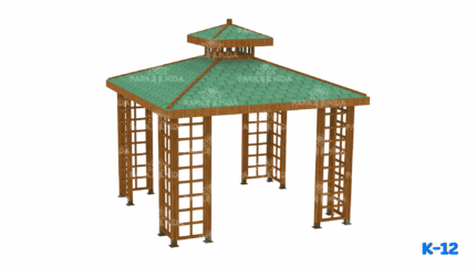 K-12 Kare Ahşap Kamelya 300x300 Cm - Image 1 product image