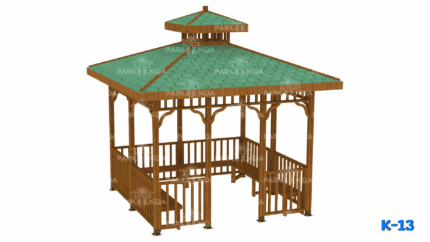 K-13 Kare Ahşap Kamelya 300x300 Cm - Image 1 product image