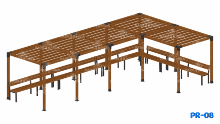 PR-08 Pergola 200x1000 cm - Image 1 product image
