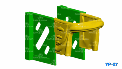 YP-27 Helezon Kaydırak Korkuluğu (3 Parça) - Image 1 product image